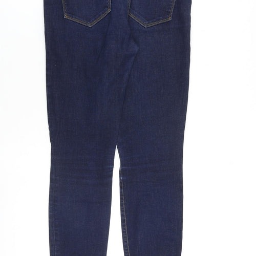Gap Womens Blue Cotton Skinny Jeans Size 27 in L30 in Slim Zip