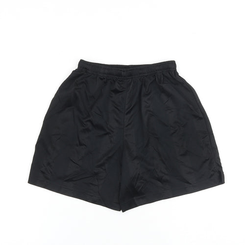 Sondico Boys Black Polyester Sweat Shorts Size S Regular