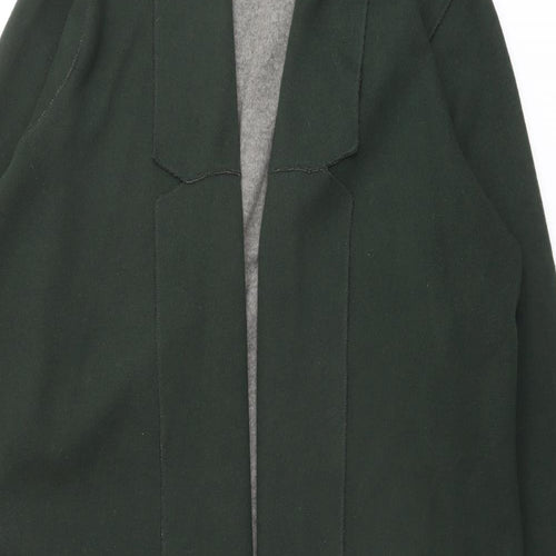 Marks and Spencer Womens Green V-Neck Polyester Cardigan Jumper Size XL