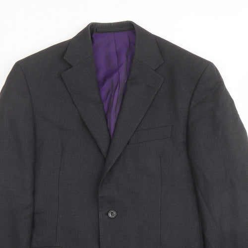 Marks and Spencer Mens Grey Wool Jacket Suit Jacket Size 38 Regular