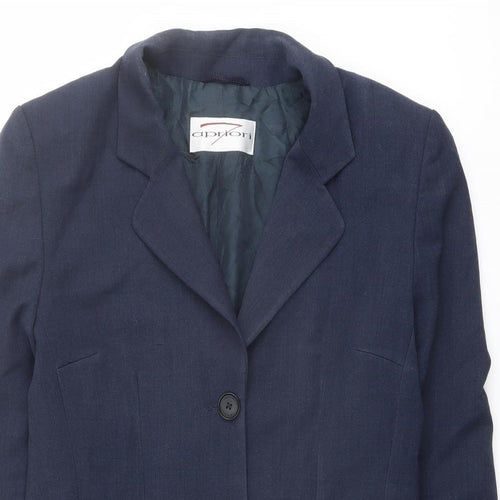 Apriori Womens Beige Polyester Jacket Blazer Size 14