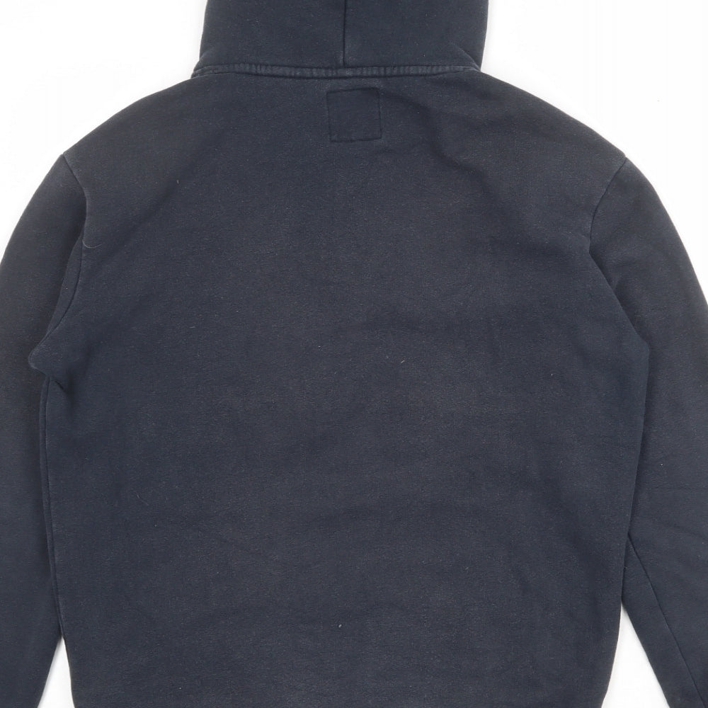 Superdry Mens Blue Cotton Pullover Hoodie Size S