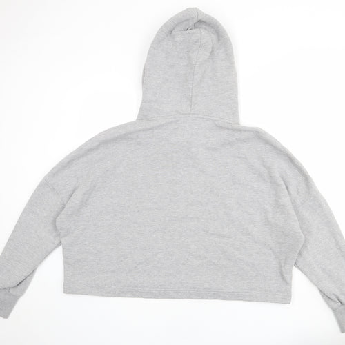 Superdry Womens Grey Cotton Pullover Hoodie Size 18 Pullover