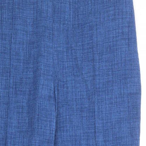 EWM Womens Blue Polyester Trousers Size 20 L25 in Regular