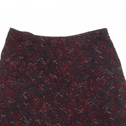 Marks and Spencer Womens Multicoloured Geometric Polyester Swing Skirt Size 16