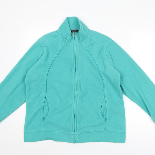 Dunnes Stores Womens Blue Jacket Size 16 Zip