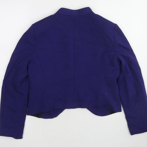 Zara Womens Blue Jacket Blazer Size M
