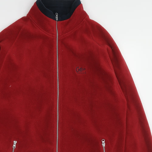 Cotton Traders Mens Red Jacket Size XL Zip
