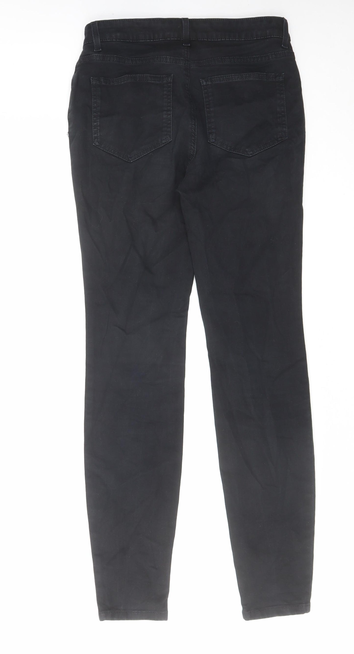 Boden Womens Black Cotton Skinny Jeans Size 10 L29 in Regular Zip