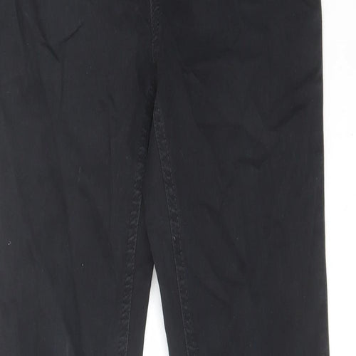 Boden Womens Black Cotton Skinny Jeans Size 10 L29 in Regular Zip