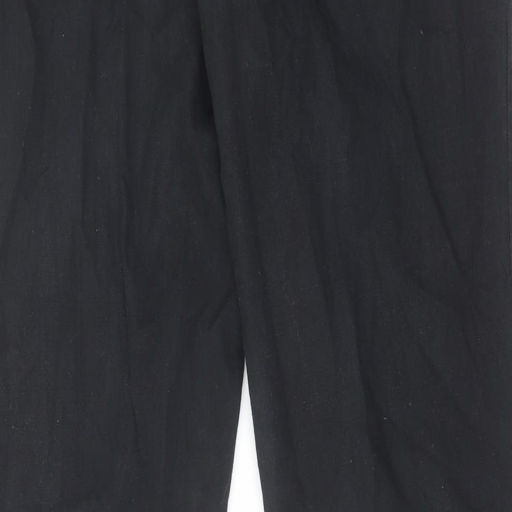Camel Active Mens Black Cotton Straight Jeans Size 36 in L31 in Regular Zip