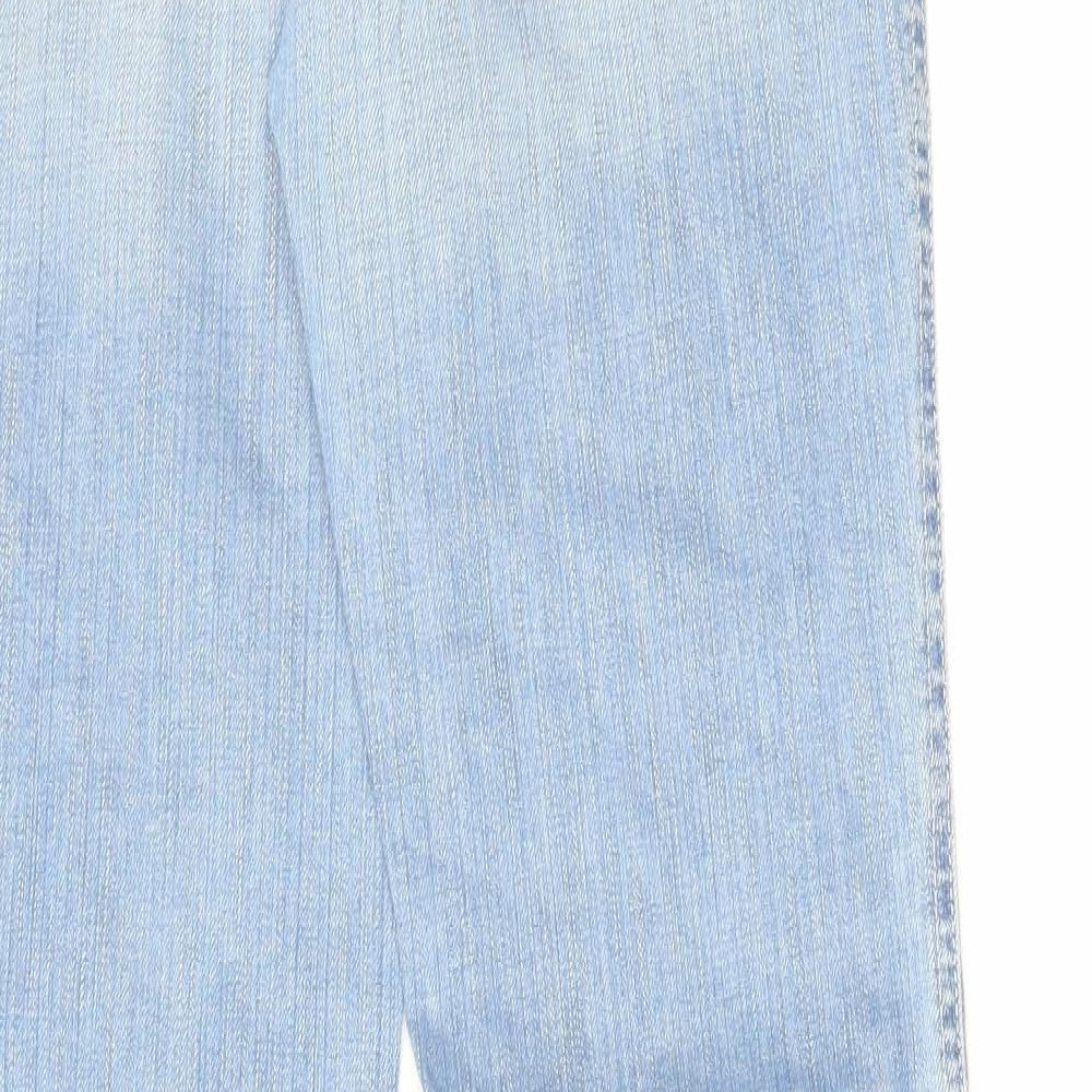 Armani Jeans Womens Blue Cotton Bootcut Jeans Size 30 in L34 in Regular Zip