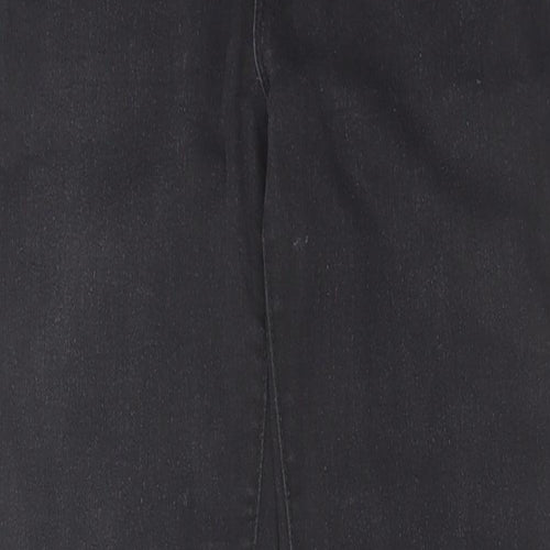 Denim & Co. Womens Black Cotton Skinny Jeans Size 10 L30 in Regular Zip