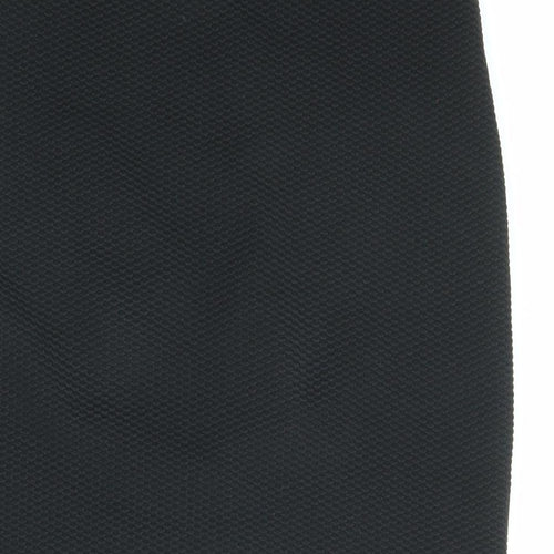 New Look Womens Black Geometric Polyester Bandage Skirt Size 8