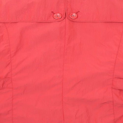 Klass Womens Red Jacket Size 18 Button