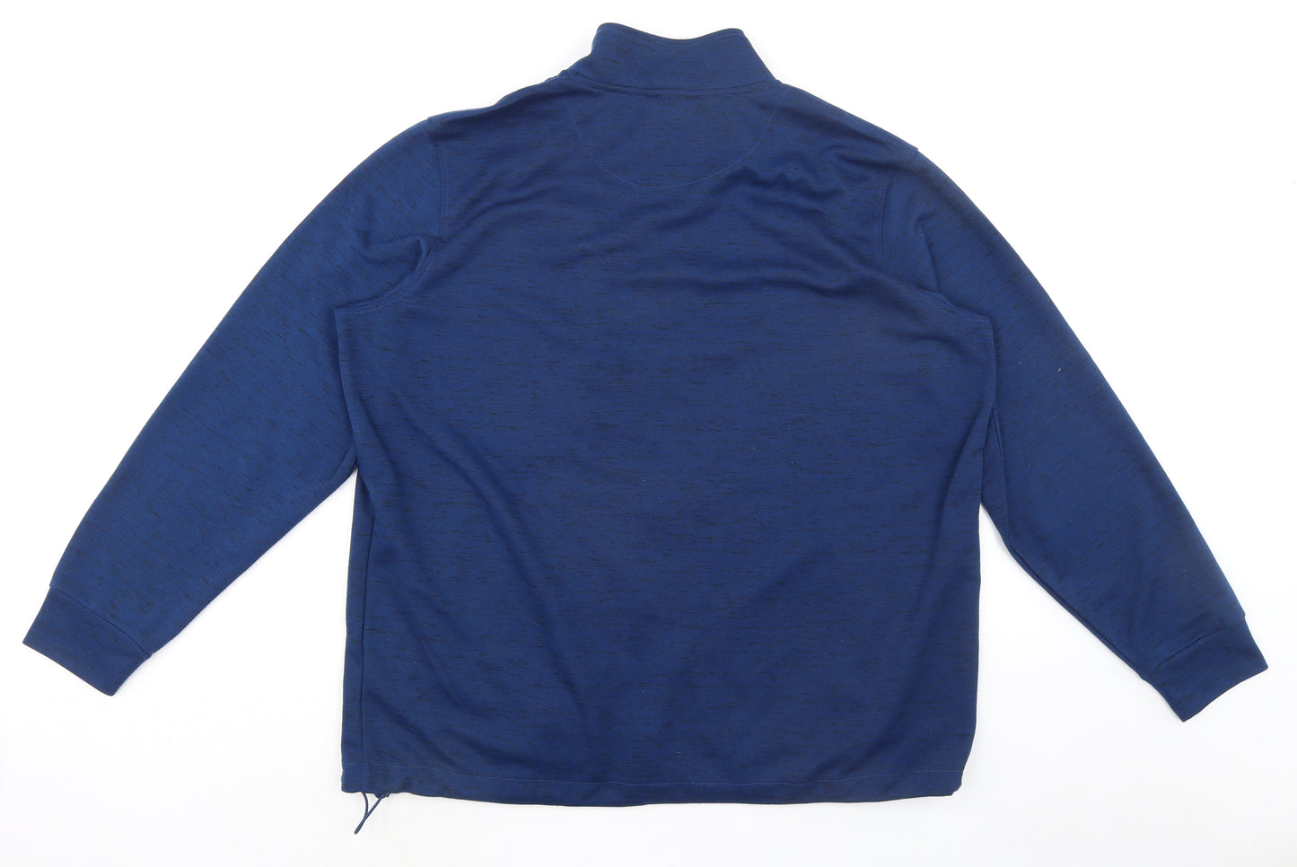 Cotton Traders Mens Blue Polyester Full Zip Sweatshirt Size XL