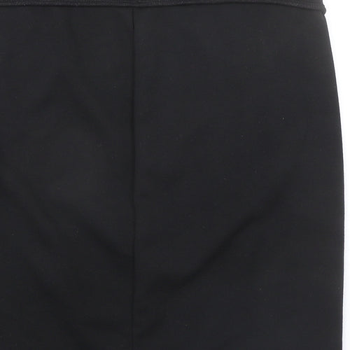 Max Studio Womens Black Polyester Straight & Pencil Skirt Size M