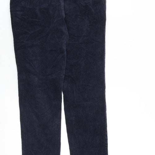 NEXT Mens Blue Cotton Trousers Size 30 in L28 in Regular Zip