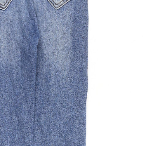 River Island Womens Blue Cotton Skinny Jeans Size 10 L26 in Regular Zip
