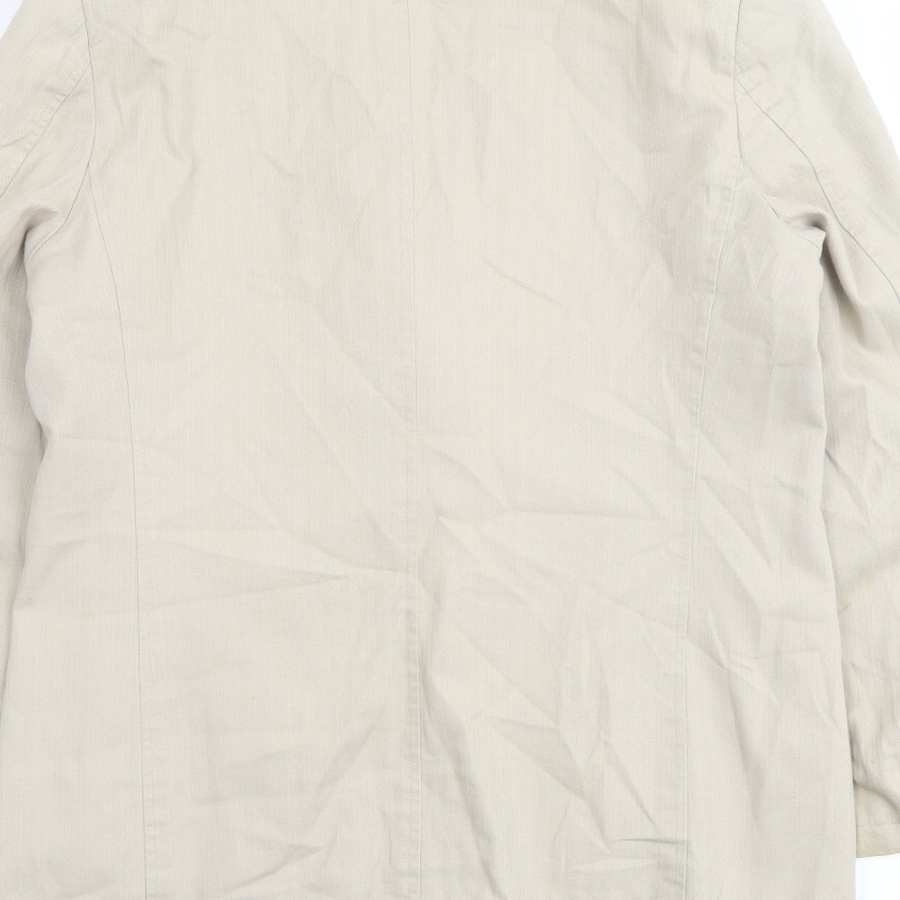 Lakeland Mens Beige Cotton Jacket Suit Jacket Size 38 Regular