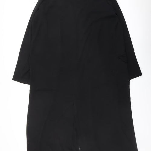 ASOS Womens Black Kimono Coat Size 14