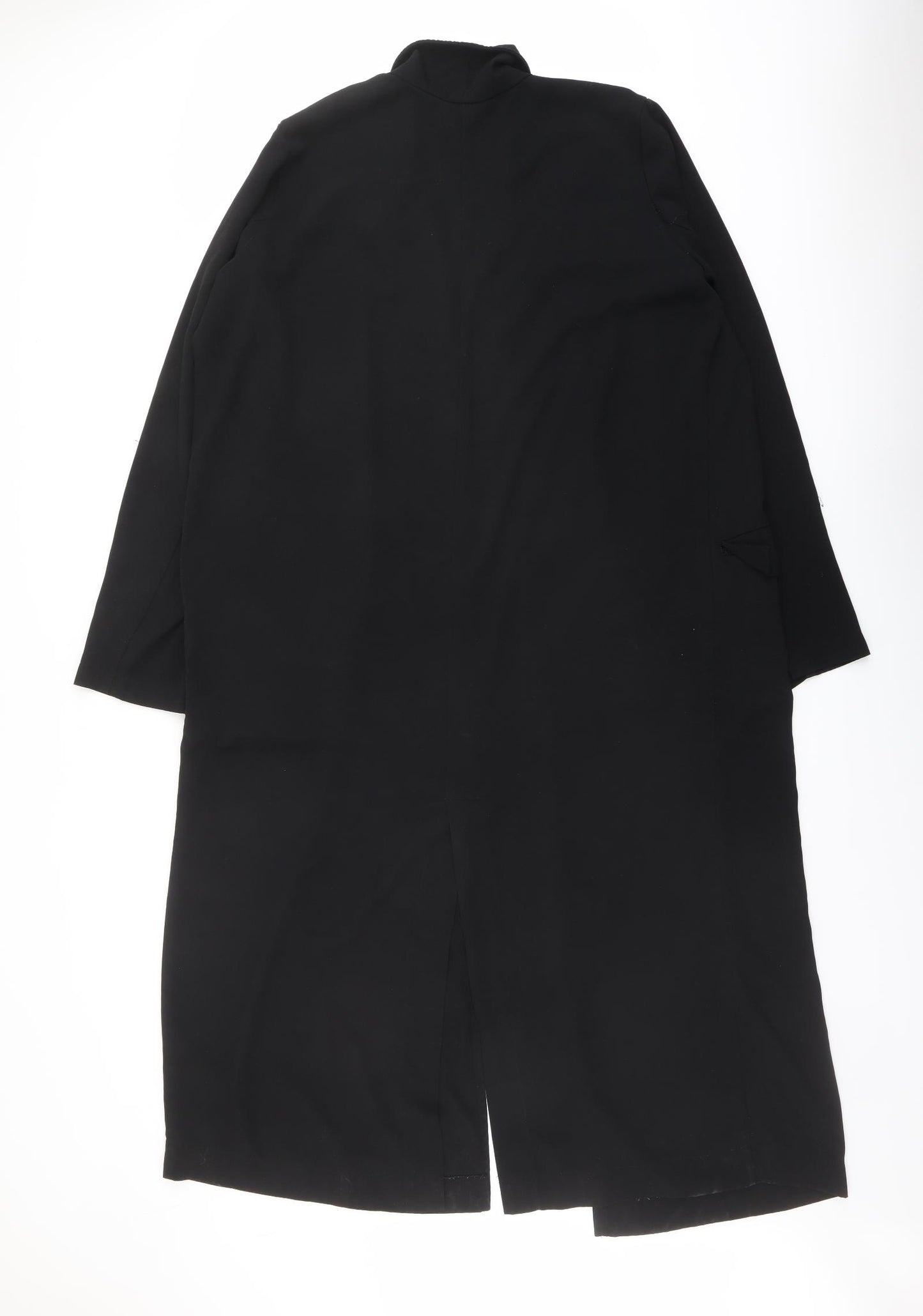 ASOS Womens Black Kimono Coat Size 14