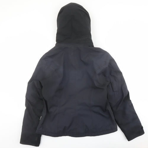 Schoffel Womens Blue Windbreaker Jacket Size 14 Zip
