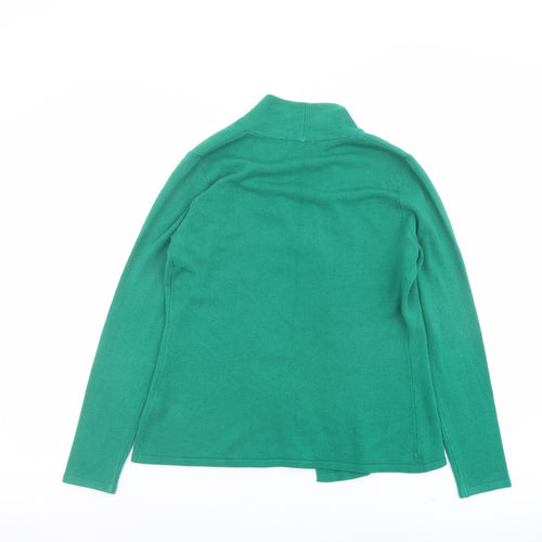 Per Una Womens Green V-Neck Acrylic Cardigan Jumper Size 12