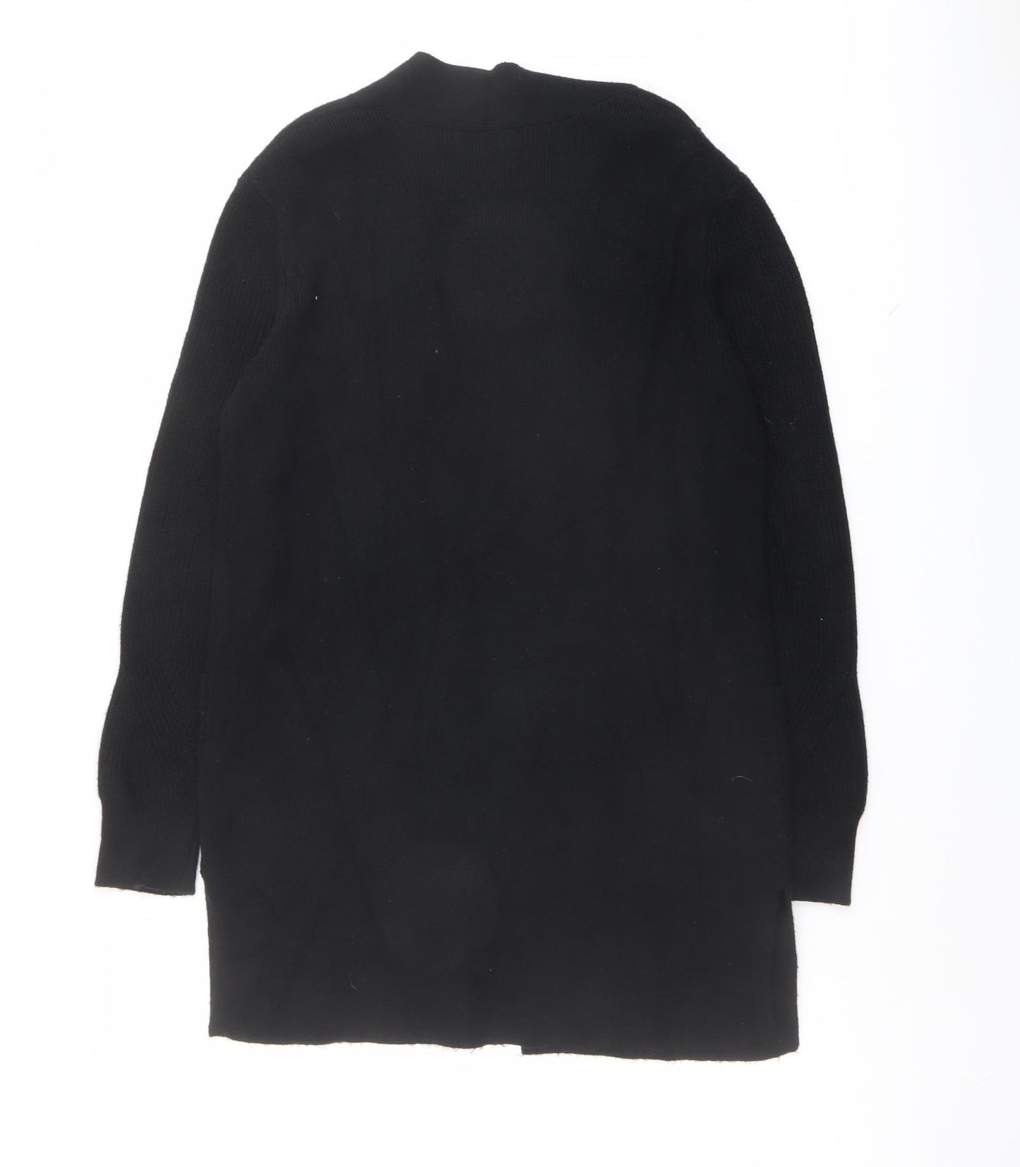 Marks and Spencer Womens Black V-Neck Viscose Cardigan Jumper Size 10
