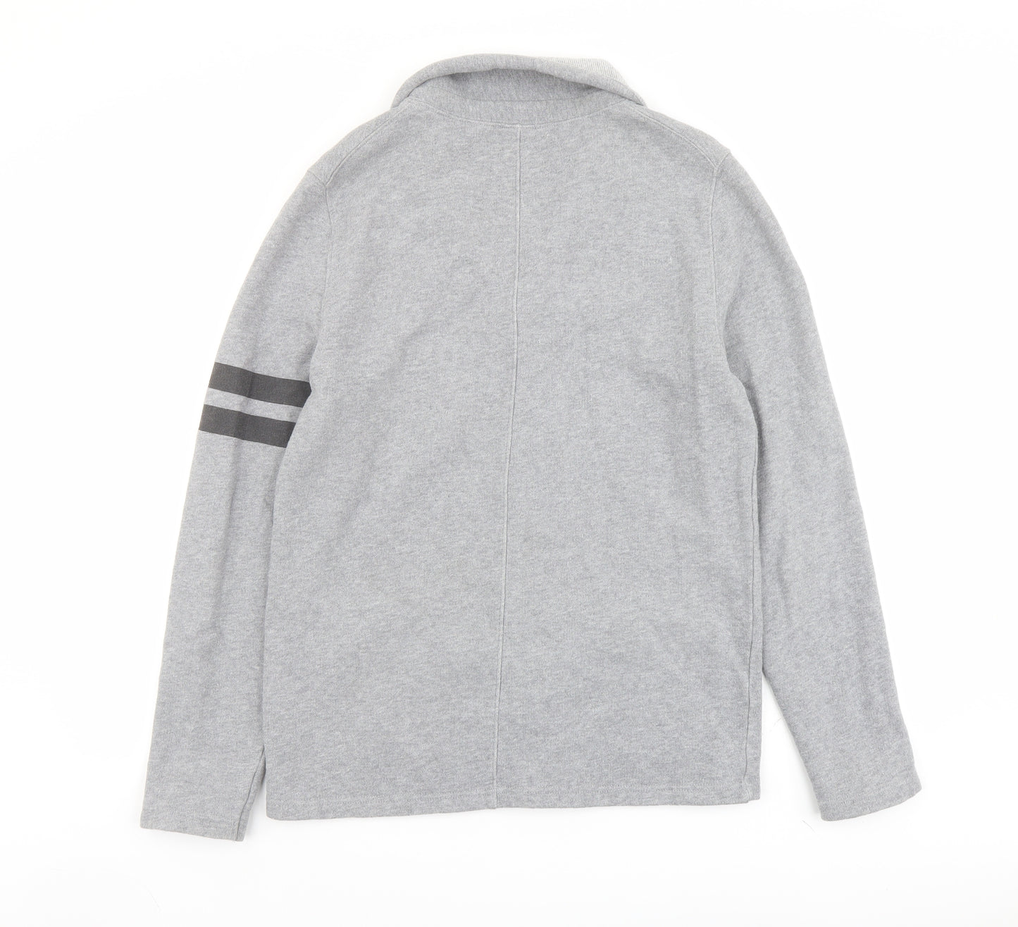Gap Mens Grey Cotton Cardigan Sweatshirt Size M