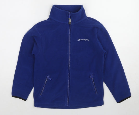 Sprayway Boys Blue Basic Jacket Jacket Size 6-7 Years Zip