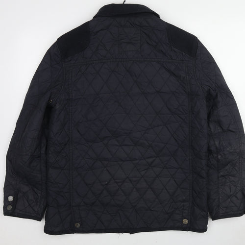 Jasper Conran Mens Black Jacket Coat Size M Zip