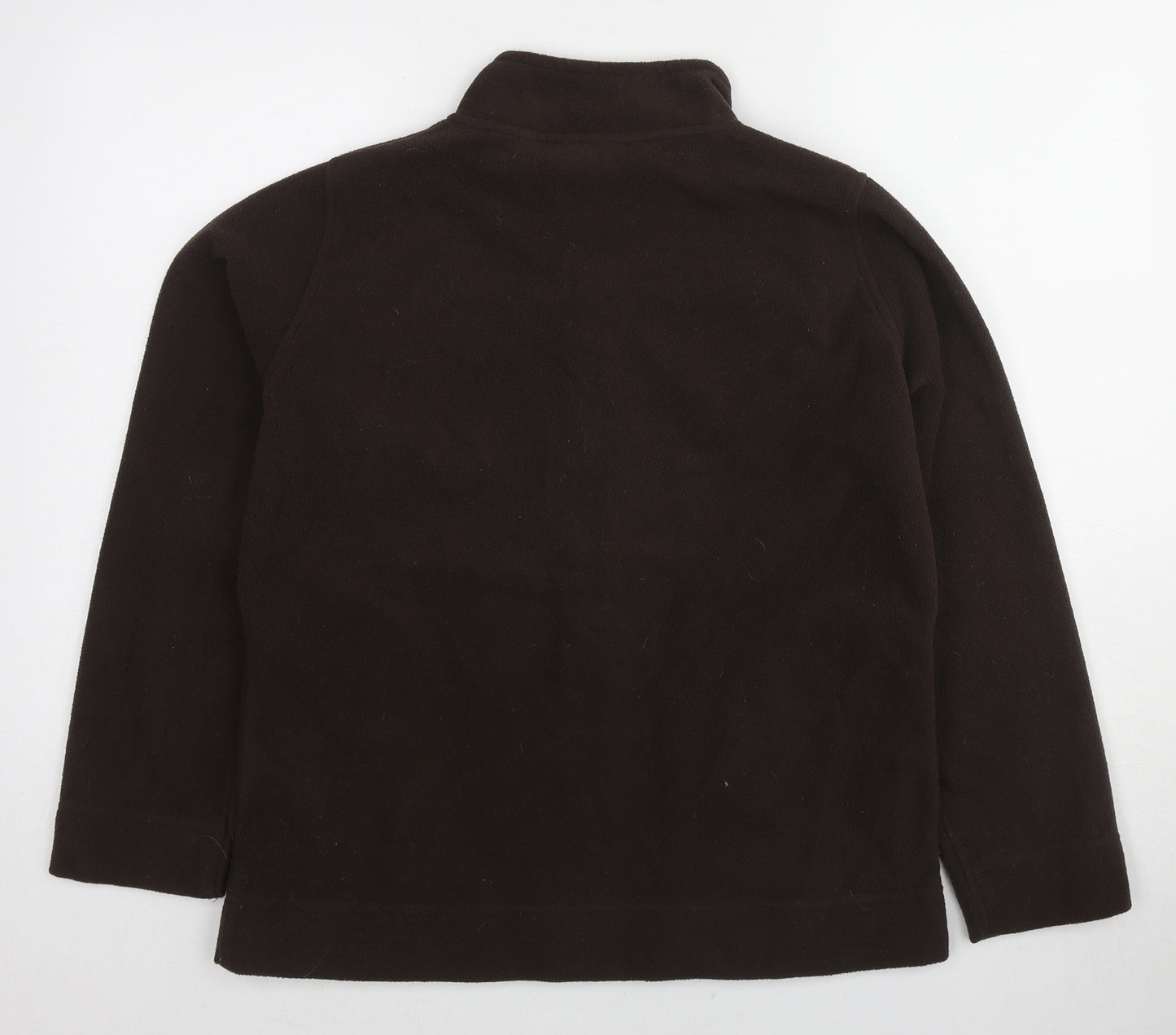 EWM Womens Brown Jacket Size 14 Zip - Size 14-16