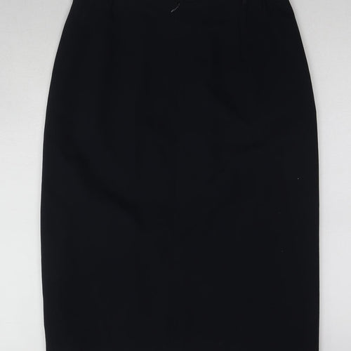 DELMOD Womens Blue Polyester Straight & Pencil Skirt Size 12 Zip
