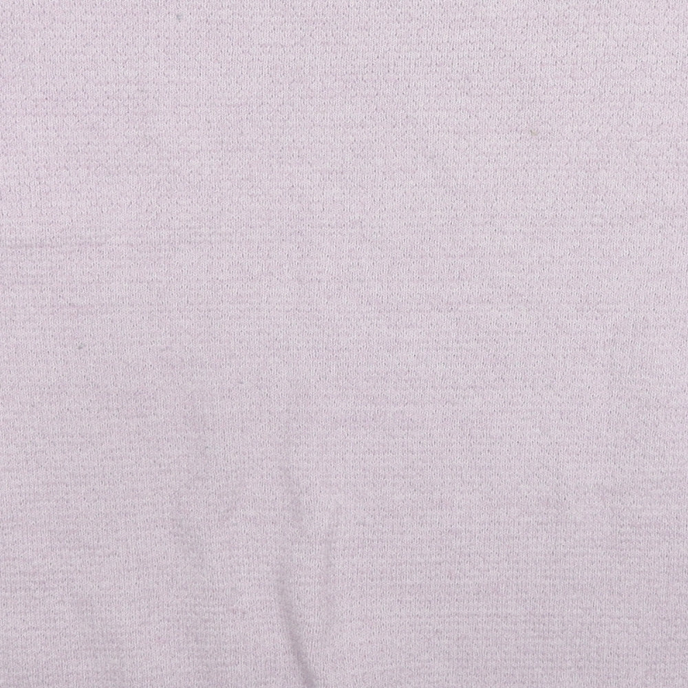 Damart Womens Purple Round Neck Polyester Pullover Jumper Size 22