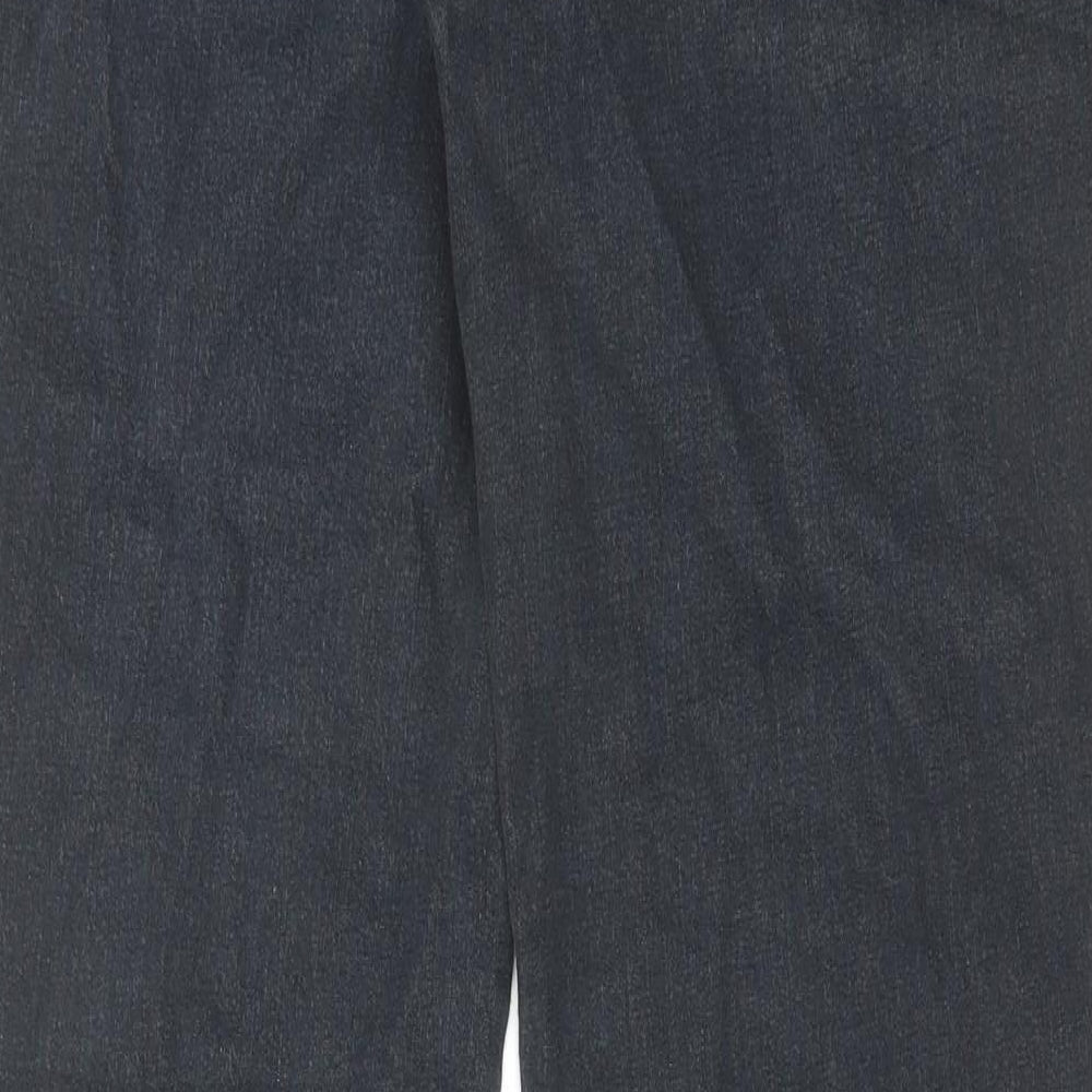 TU Mens Blue Cotton Straight Jeans Size 32 in L32 in Regular Zip