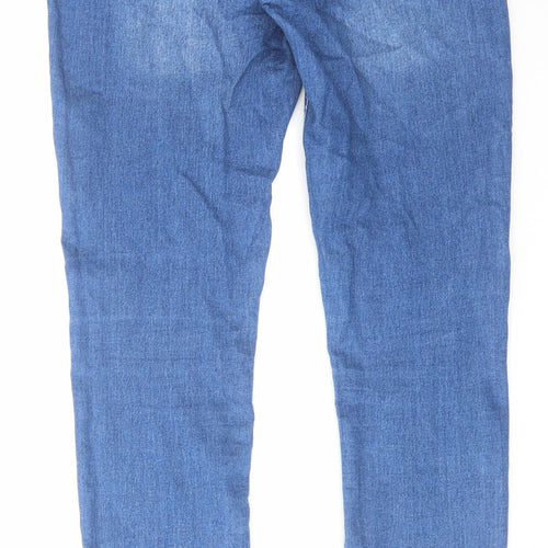 Bench Womens Blue Cotton Skinny Jeans Size 27 in L32 in Regular Zip