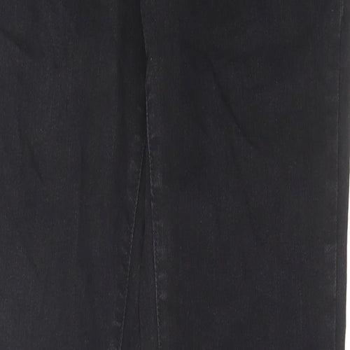 Levi's Womens Black Cotton Straight Jeans Size 26 in L32 in Regular Zip