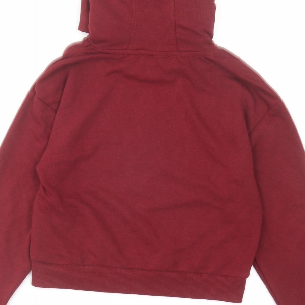 Harry Potter Girls Red Cotton Pullover Hoodie Size 8-9 Years Pullover