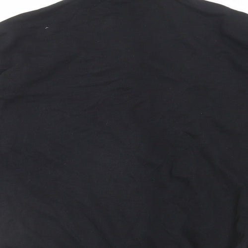 Zara Womens Black Cotton Full Zip Sweatshirt Size M Zip - Copenhagen