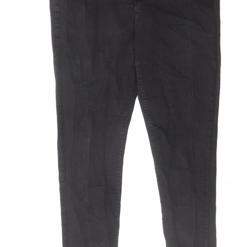 Denim & Co. Womens Black Cotton Jegging Jeans Size 14 L28 in Regular