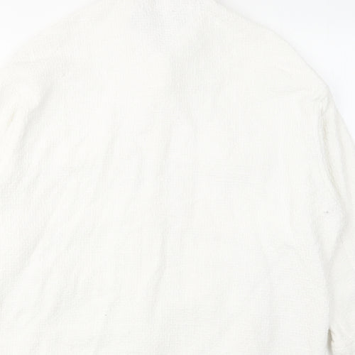 Zara Womens White Jacket Size XS Button