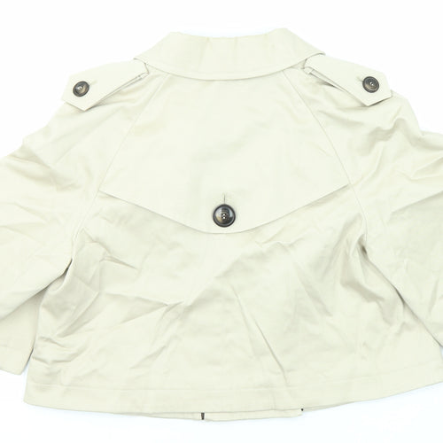 Marks and Spencer Womens Beige Jacket Size 14 Button