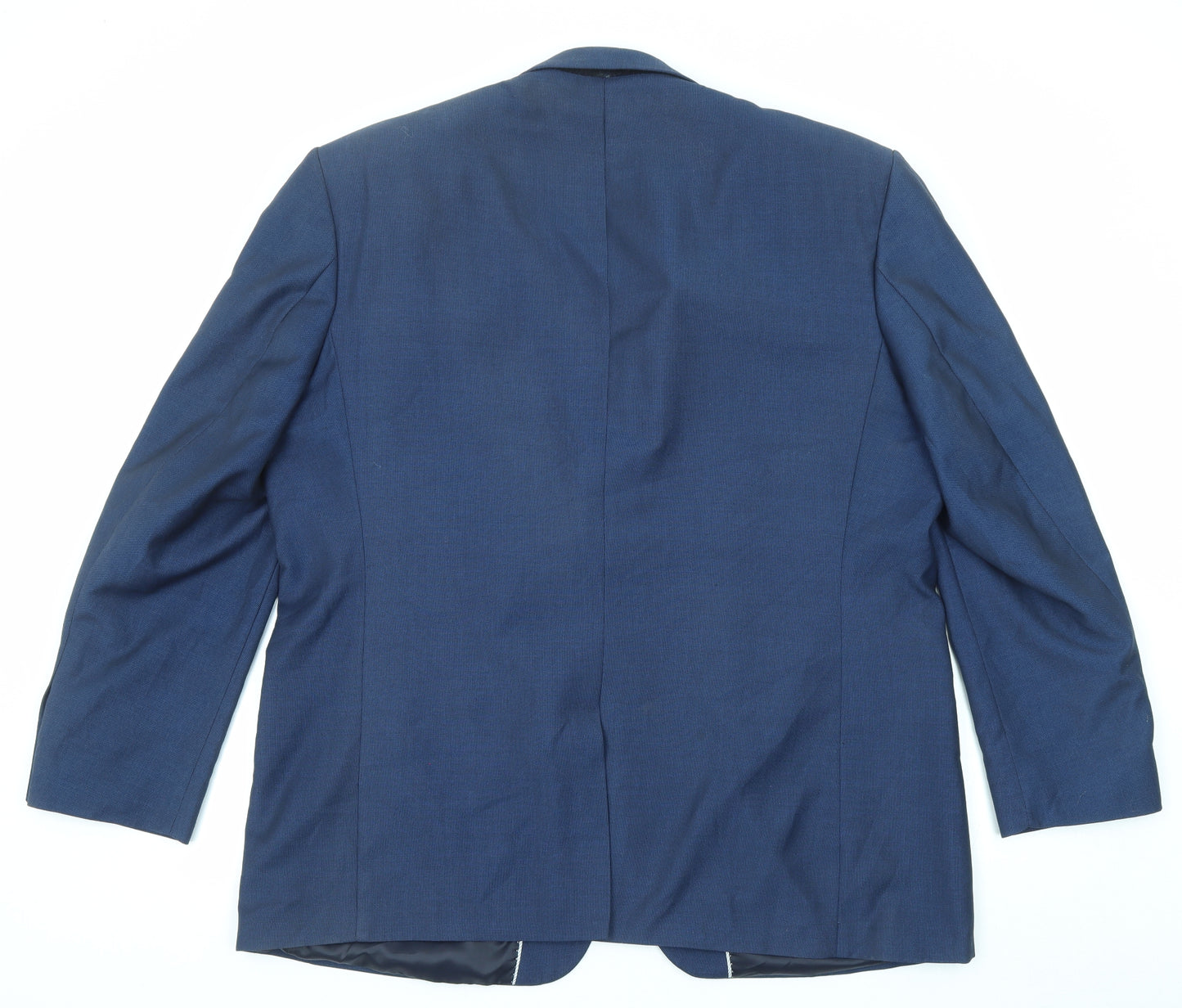 Centaur Mens Blue Polyester Jacket Suit Jacket Size 48 Regular