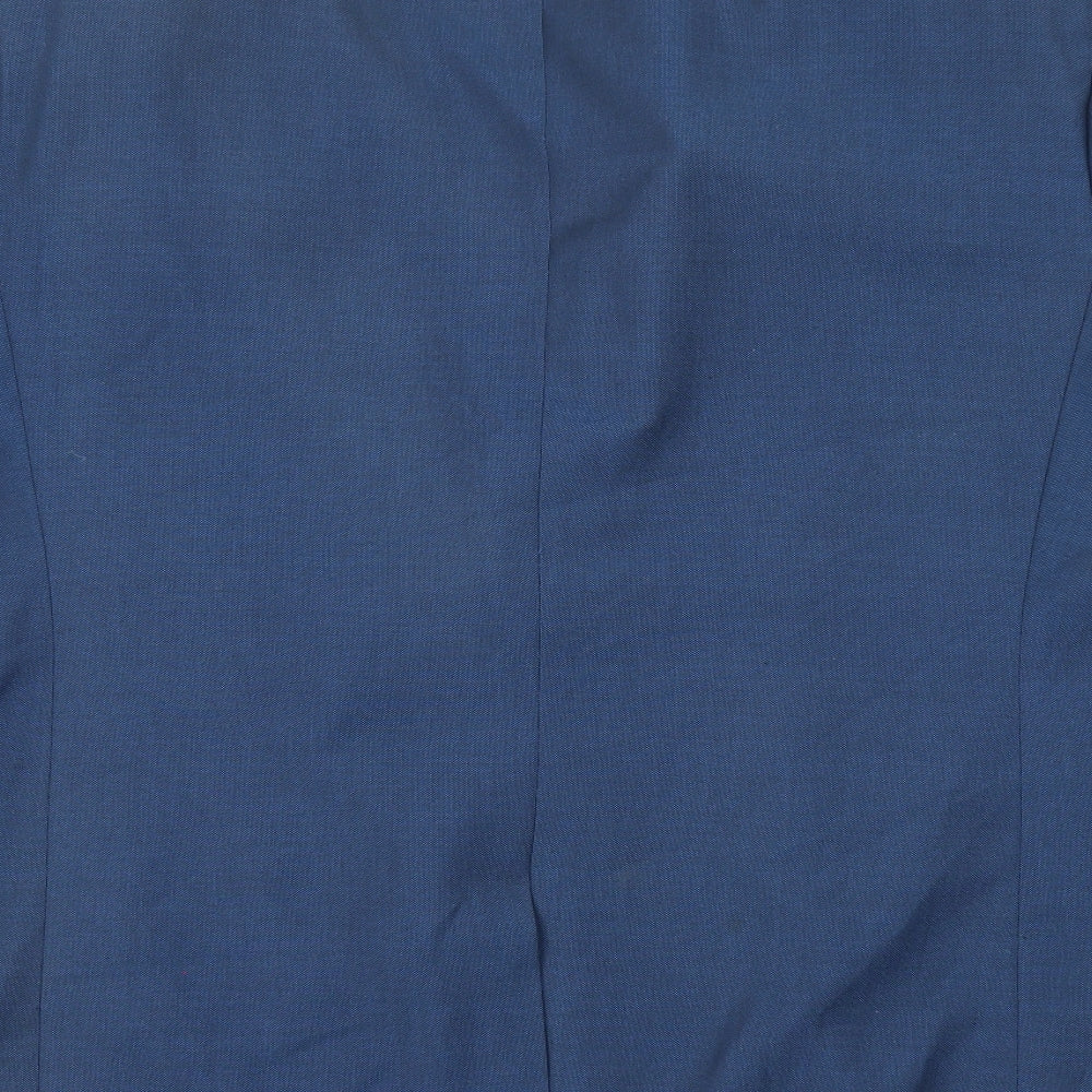 Centaur Mens Blue Polyester Jacket Suit Jacket Size 48 Regular