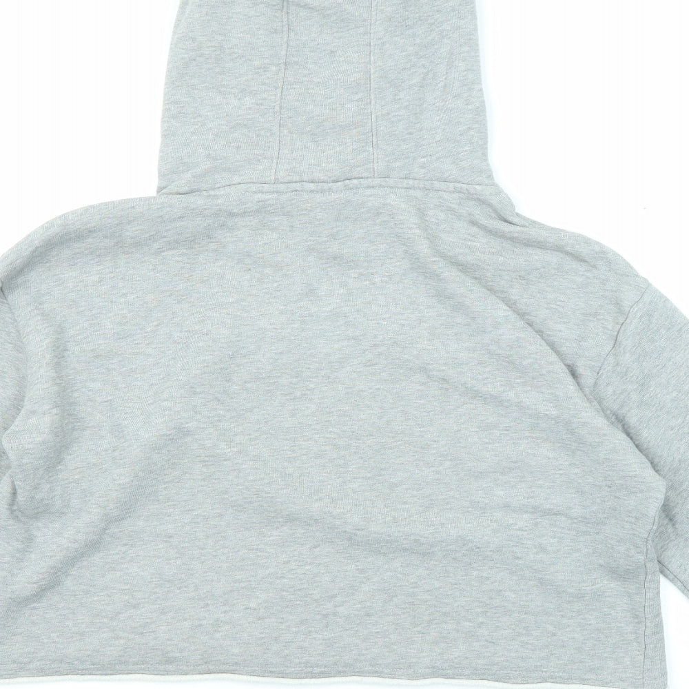 Champion Womens Grey Cotton Pullover Hoodie Size M Pullover