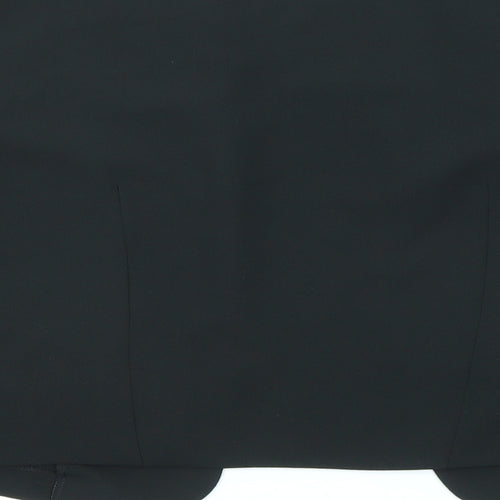Hamells Womens Black Geometric Jacket Blazer Size 14