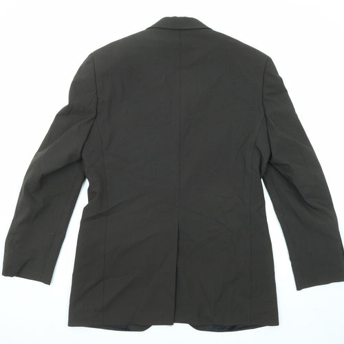 NEXT Mens Brown Polyester Jacket Suit Jacket Size 38 Regular