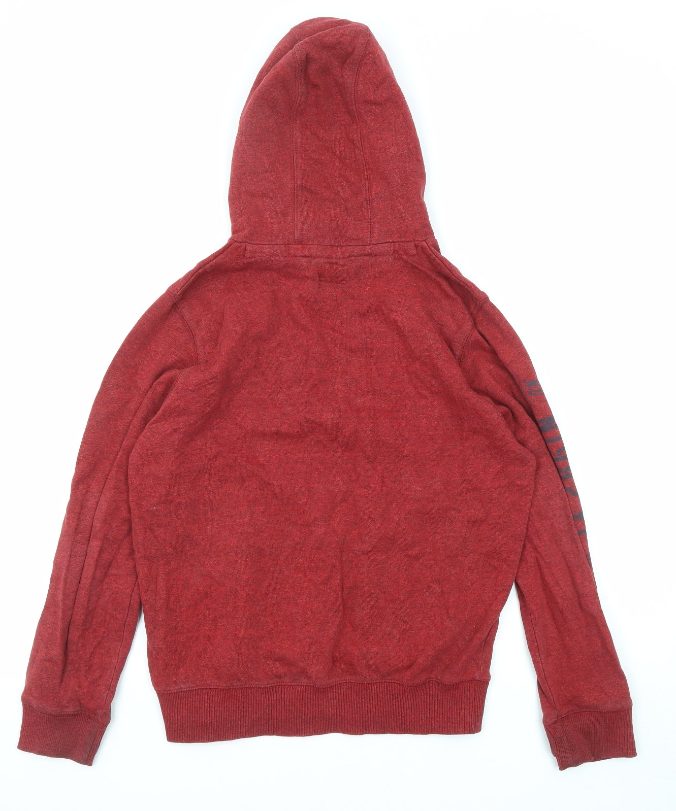 NEXT Boys Red Cotton Pullover Hoodie Size 12 Years Pullover