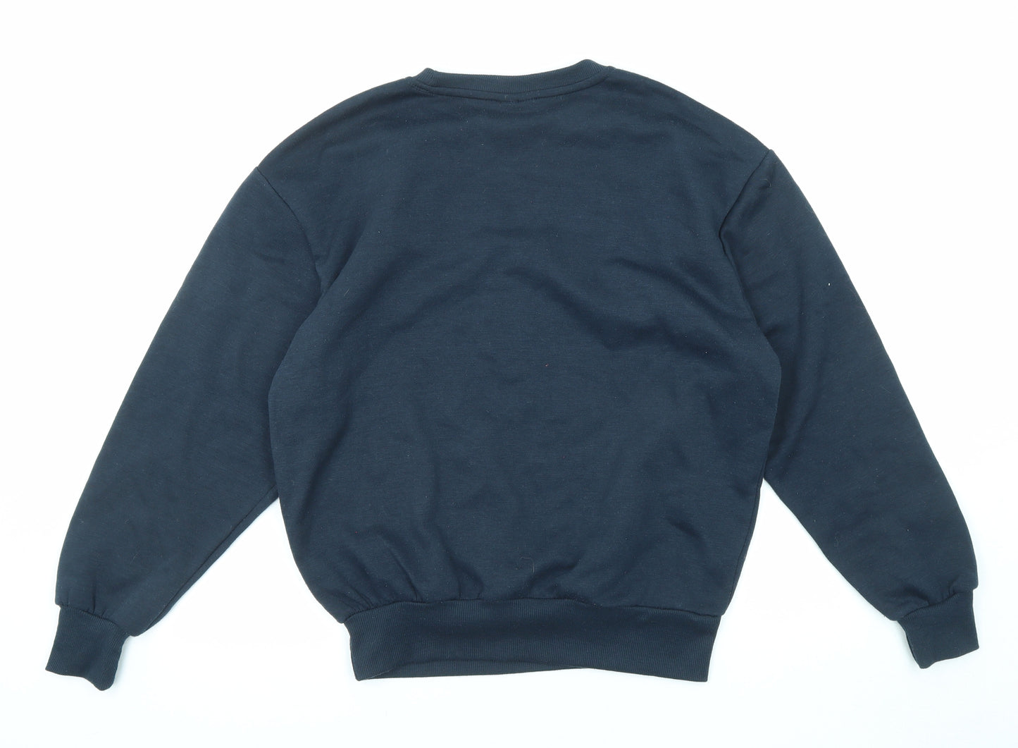 Lee Cooper Mens Blue Polyester Pullover Sweatshirt Size S